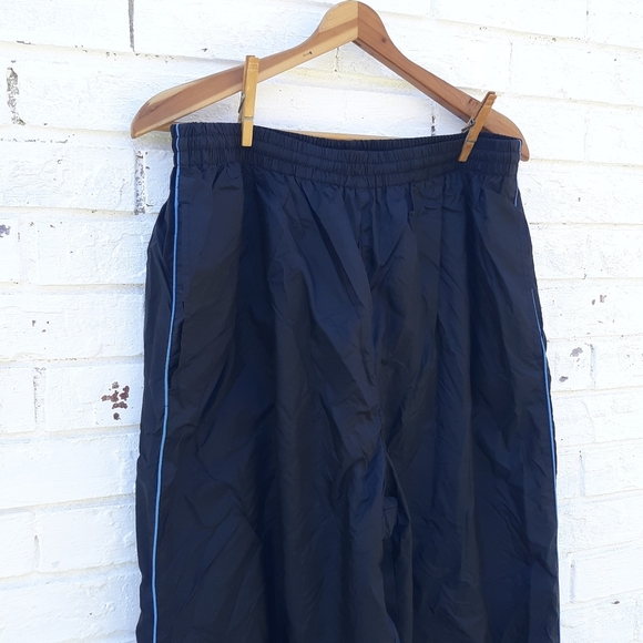 Vintage 90s Nylon Track Pants Joggers size XL - Picture 2 of 9